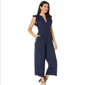 Vince Camuto Size 10 Blue Jumpsuit
